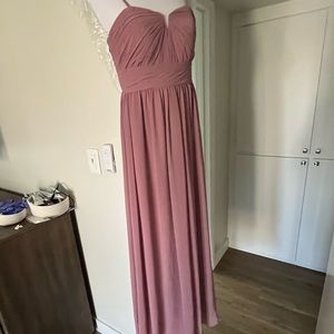 Azazie floor length dress.